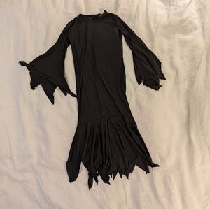 Morticia Addams Halloween costume kid/child size 12-14
